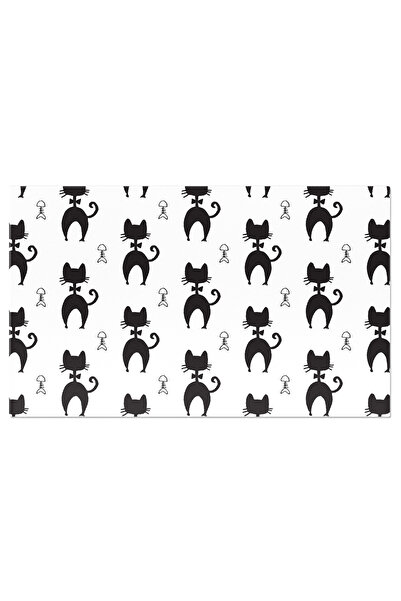 StoryGift Romania Tablou Canvas: Manual De Amuzament, Pisica Alb-negru Intr-u...