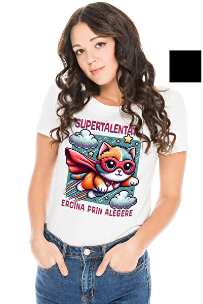 StoryGift Romania Tricou Femei Super Talentata, Supererou, Eroina Prin Aleger...