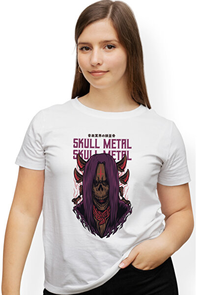 StoryGift Romania Tricou Femei Cu Portret Personaj Schelete Craniu Om Cu Par ...