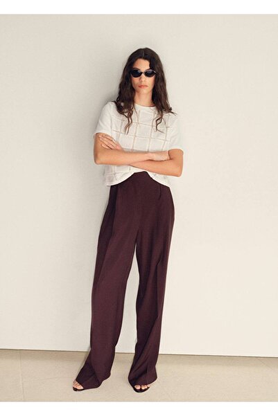 MANGO Woman T-shirt με λεπτομέρεια κεντήματος