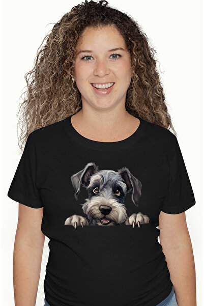 StoryGift Romania Tricou Femei Cu Un Catel Fericit Care Asteapta Nerabdator, ...