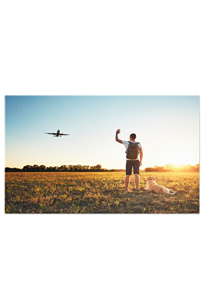 StoryGift Romania Tablou Canvas: La Aeroport - Bine Ai Venit Sau La Revedere?