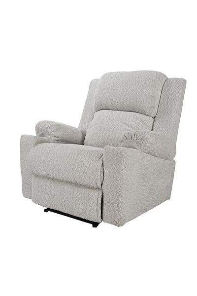 BACK COMFORT CloudRest | Bouclé Classic Cinematic Recliner Chair with Cups Holder