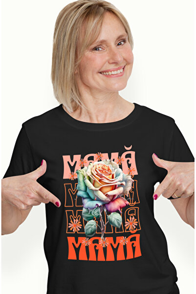 StoryGift Romania Tricou Femei Mama Trandafir Familie Iubire Infinita Cu Impr...