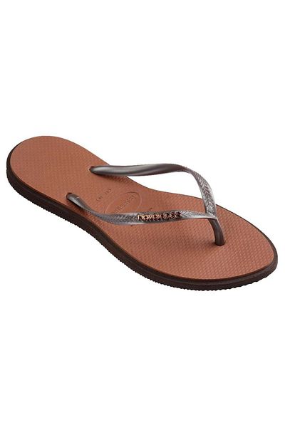 Havaianas Havai̇anas Slim Point Women's Brown Slippers 4149584
