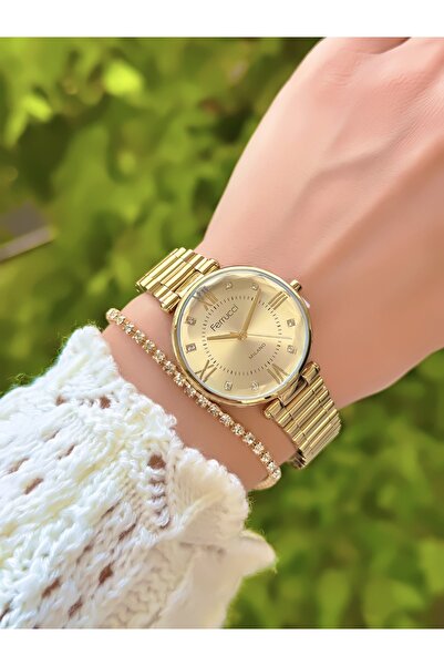 Ferrucci ÇELİK KORDON KADIN KOL SAATİ 3 ATM SU GEÇİRMEZ 2 YIL MEKANİZMA GARAN...