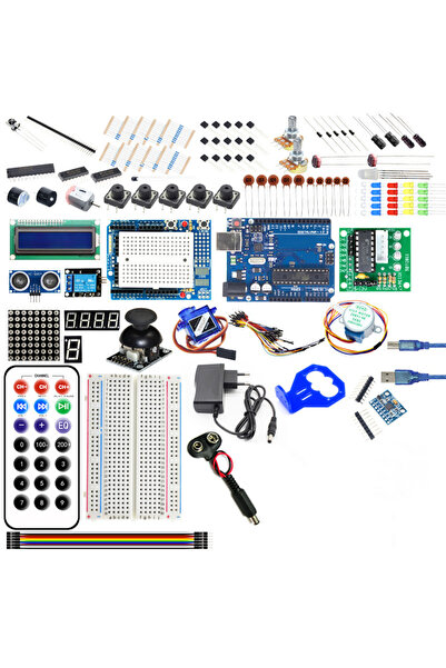 Choice كرتون مشروع Elego UNO مجموعة البدء الأكثر اكتمالاً لـ Arduino UNO R3 M...