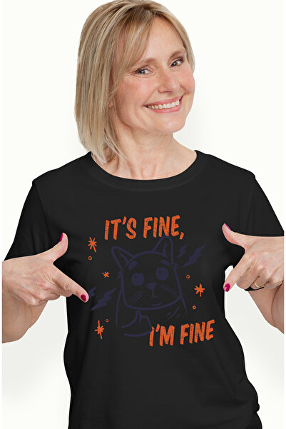 StoryGift Romania Tricou Femei Cu Pisica Suparata Aratand Semnul Ok, Text In ...