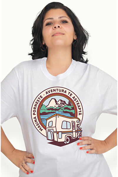 StoryGift Romania Tricou Femei Masina Porneste Aventura Te Asteapta Caravana ...