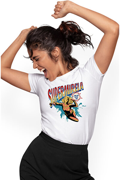 StoryGift Romania Tricou Femei Super Mirela, Supererou Sunt Aici Pentru Tine,...