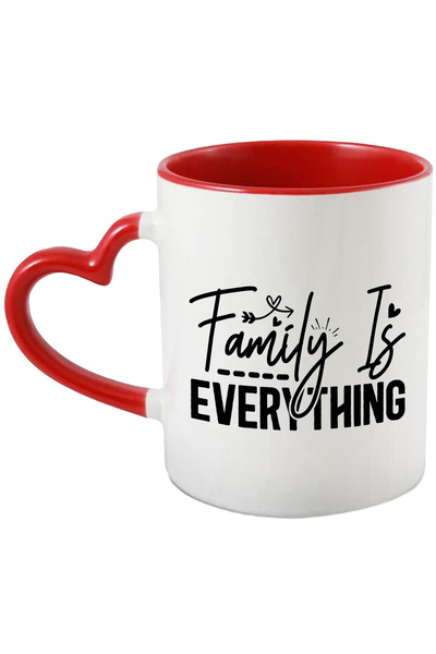 StoryGift Romania Cana Cu Mesajul In Engleza "family Is Everything" - Familia...