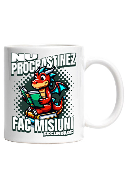 StoryGift Romania Cana Dragon Pe Wc Nu Procrastinez Fac Misiuni Secundare, 33...