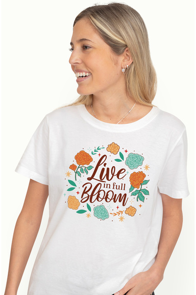 StoryGift Romania Tricou Femei Personalizata Flori, Primavara, Cu Mesajul In ...