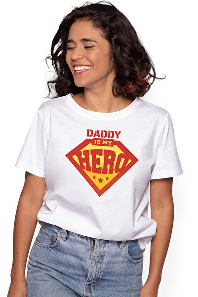 StoryGift Romania Tricou Femei Personalizata Tatal Erou, Superman, Cu Mesajul...