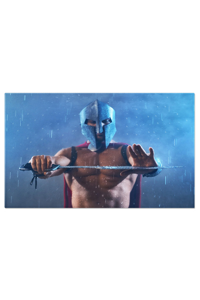 StoryGift Romania Tablou Canvas Cu Gladiator Roman - Forta Si Curaj Infricosator