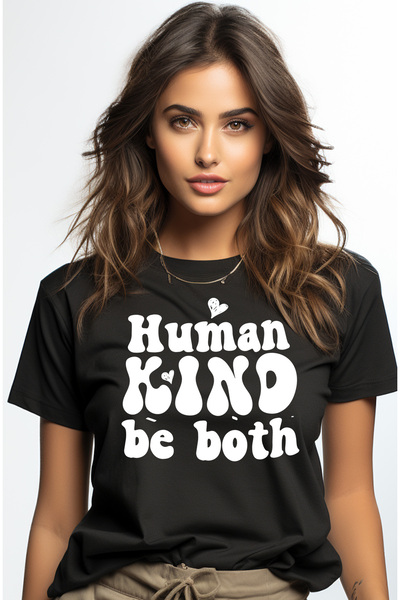 StoryGift Romania Tricou Femei Cu Mesaj Care Te Indeamna Sa Fii Atat Om, Cat ...