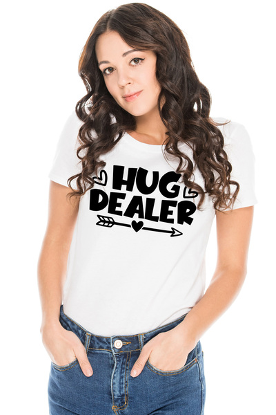 StoryGift Romania Tricou Femei Pentru Cele Care "distribuie" Imbratisari Cu I...