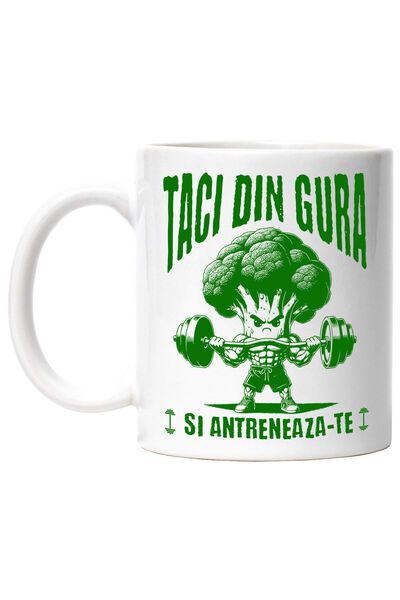 StoryGift Romania Cana Cu Brocoli Puternic La Sala Ridicare Greutati Sport Di...