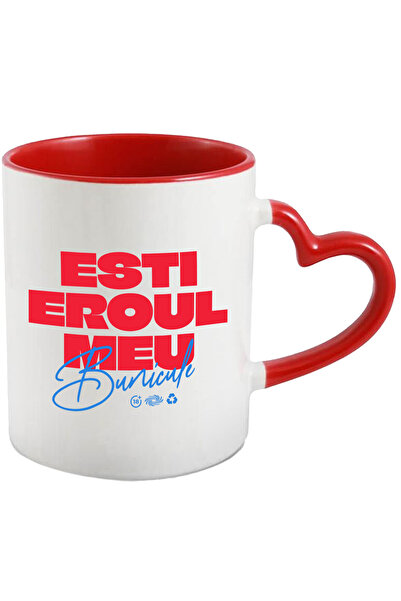 StoryGift Romania Cana Cu Text In Limba Romana Mesaj Esti Eroul Meu Bunicule ...