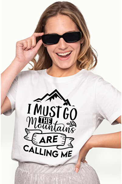 StoryGift Romania Tricou Femei Cu Munte Si Textul "trebuie Sa Ma Duc, Muntii ...