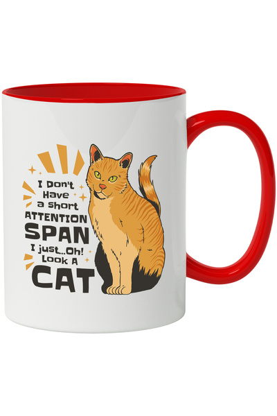 StoryGift Romania Cana Cu Mesaj Amuzant In Engleza, Pisica, Atentie, Stele, M...