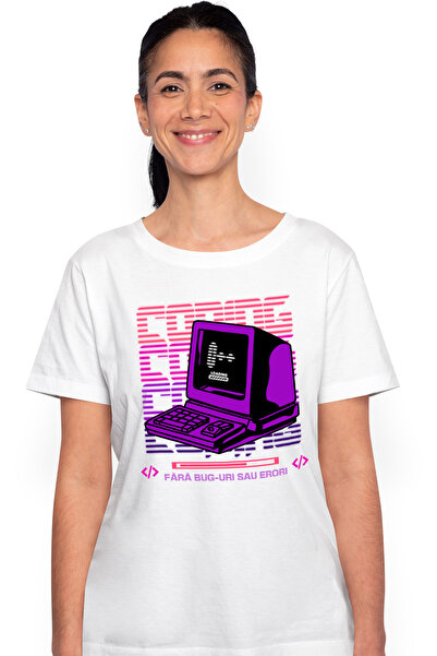 StoryGift Romania Tricou Femei Calculator Vintige Text Fara Bug-uri Sau Erori...