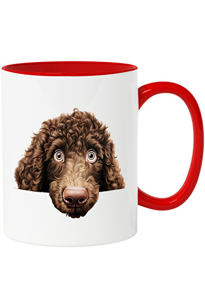 StoryGift Romania Cana Cu O Catelusa Blanoasa Care Priveste Uimita | Ilustrat...