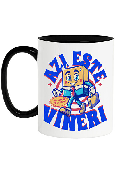 StoryGift Romania Cana Cu Animatie Vesela In Costum Elegant Cu Cravata Si Ser...