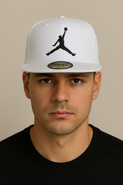 CosmoOutlet الهيب هوب نموذج Snapback مغني الراب سلة قبعة بيضاء اللون