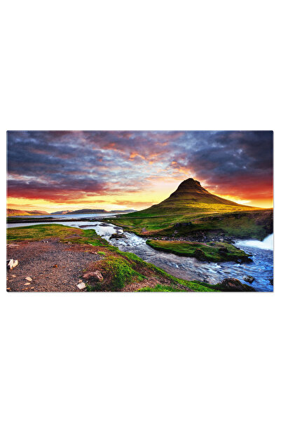 StoryGift Romania Tablou Canvas - Explorand Muntii Si Cascadele Din Islanda -...