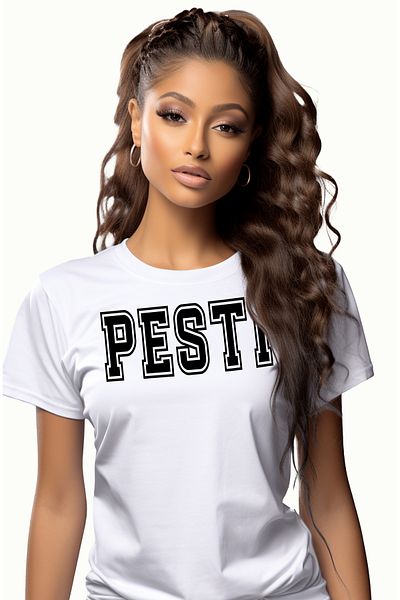 StoryGift Romania Tricou Femei Pesti, Mesaj Motivational, Text Inspirational, Self Care, Cu Impri Wht_l