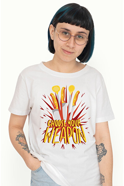 StoryGift Romania Tricou Femei Cu Instrumente De Bucatarie, Mesaj In Engleza ...