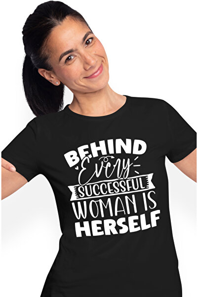 StoryGift Romania Tricou Femei Pentru Femei Cu Mesajul "behind Every Successf...