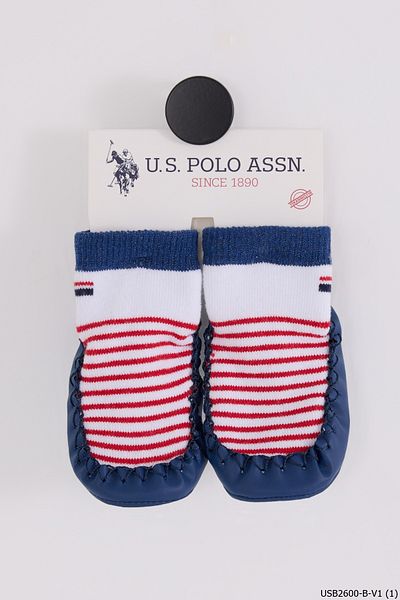 U.S. Polo Assn. Licensed Baby Boy Sandal Socks