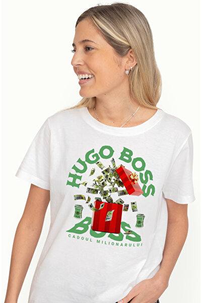 StoryGift Romania Boss Women's T-Shirt - Millionaire's Gift, with print on th...