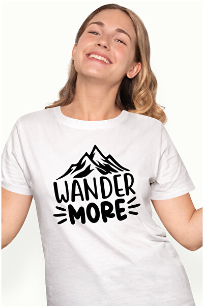 StoryGift Romania Tricou Femei Cu Munti Si Mesajul Care Te Indeamna Sa Hoinar...