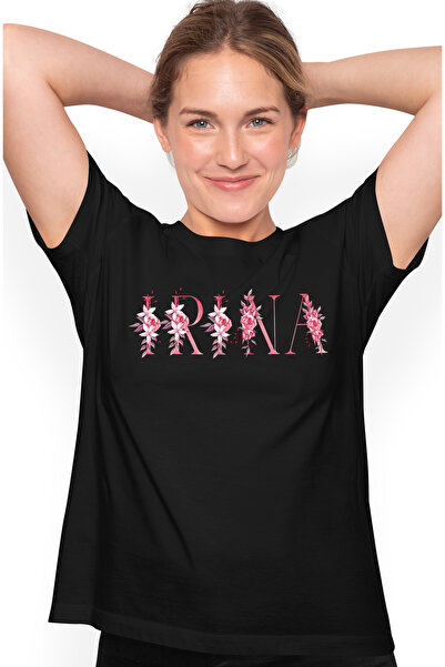 StoryGift Romania Tricou Femei Cu Numele Irina, Floral, Colorat, Creativ, Fru...