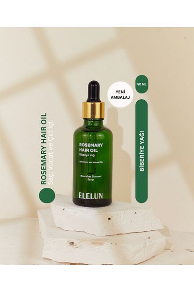 elelun Rosemary Yagi Complexi Hair Care with Biotin for Hair Loss and Damaged Hair Fast Hair Growth