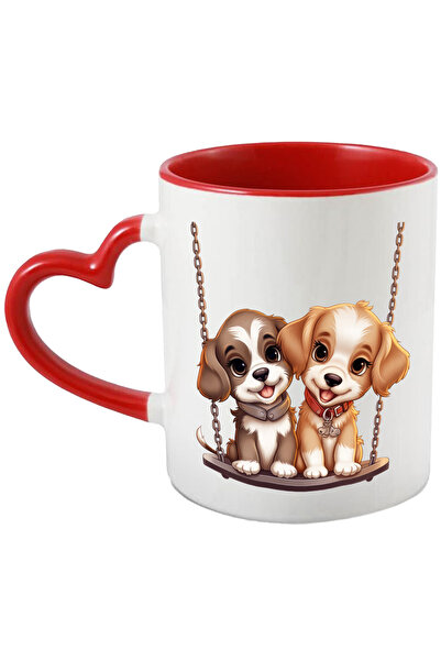 StoryGift Romania Cana Cu 2 Catei Care Se Dau In Leagan | Ilustratie | Amici ...