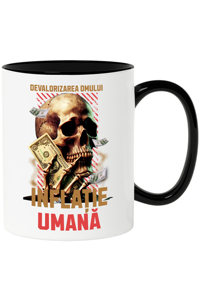 StoryGift Romania Cana Devaloarizarea Omului, Inflatie Umana Craniu Uman, Ban...