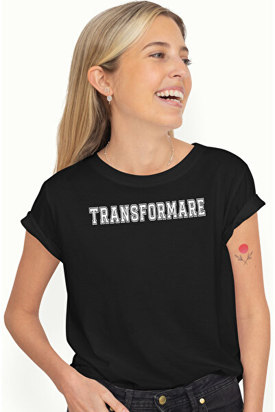 StoryGift Romania Tricou Femei Transformare, Mesaj Motivational, Text Inspira...