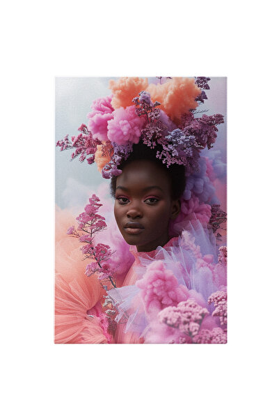 StoryGift Romania Tablou Canvas Dansul Tăcut Al Petalelor Și Rochia În Pastel...