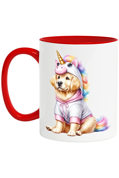 StoryGift Romania Cana Cu Un Catel Golden Retriever Cuminte | Ilustratie | Co...