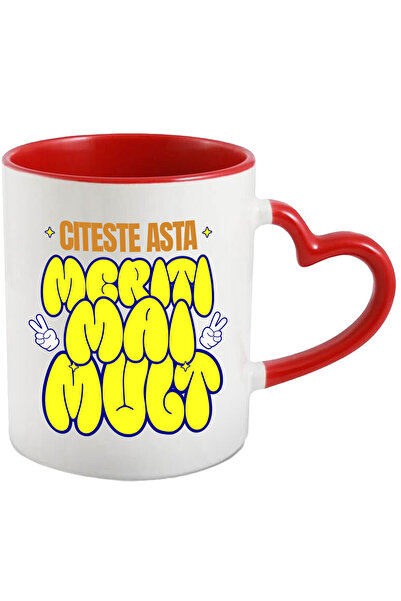 StoryGift Romania Cana Cu Mesaj Haios Citeste Asta Meriti Mai Mult, Motivatio...