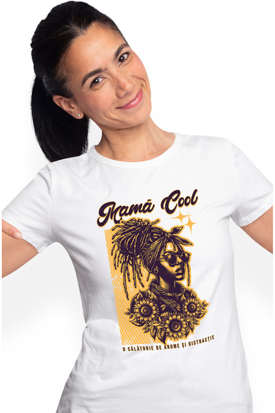 StoryGift Romania Tricou Femei Mama Cool. O Calatorie De Arome Si Distractie ...