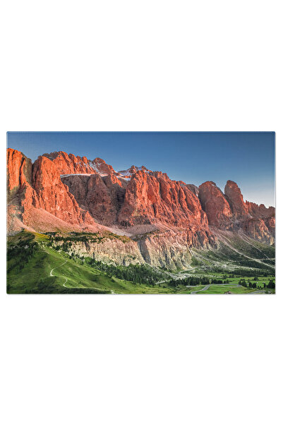StoryGift Romania Tablou Canvas: Peisaj Montan - Raze De Soare Peste Dolomiti