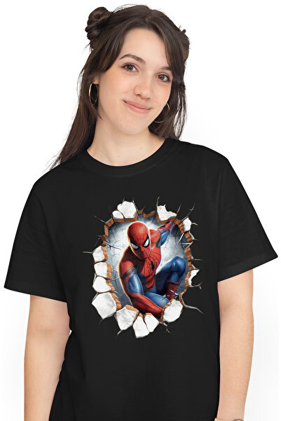 StoryGift Romania Tricou Femei Cu SpiderMan, Supereroi, Marvel, Avengers, Spa...