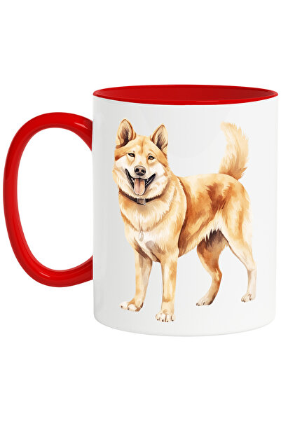 StoryGift Romania Cana Cu Un Catel Blanos Cu Limba Scoasa | Ilustratie | Juca...