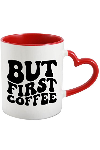StoryGift Romania Cana Cu Textul In Engleza "but First Coffee" - Dar Mai Inta...