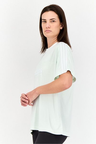 adidas Women Sportswear Fit Short Sleeve Training T-shirts, Mint Green